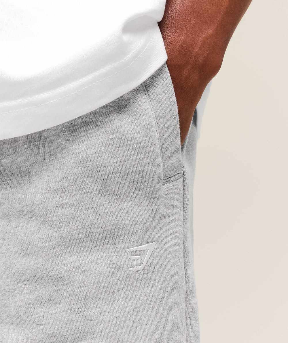 Rest Day Essentials Straight Leg Joggers - Light Grey Marl