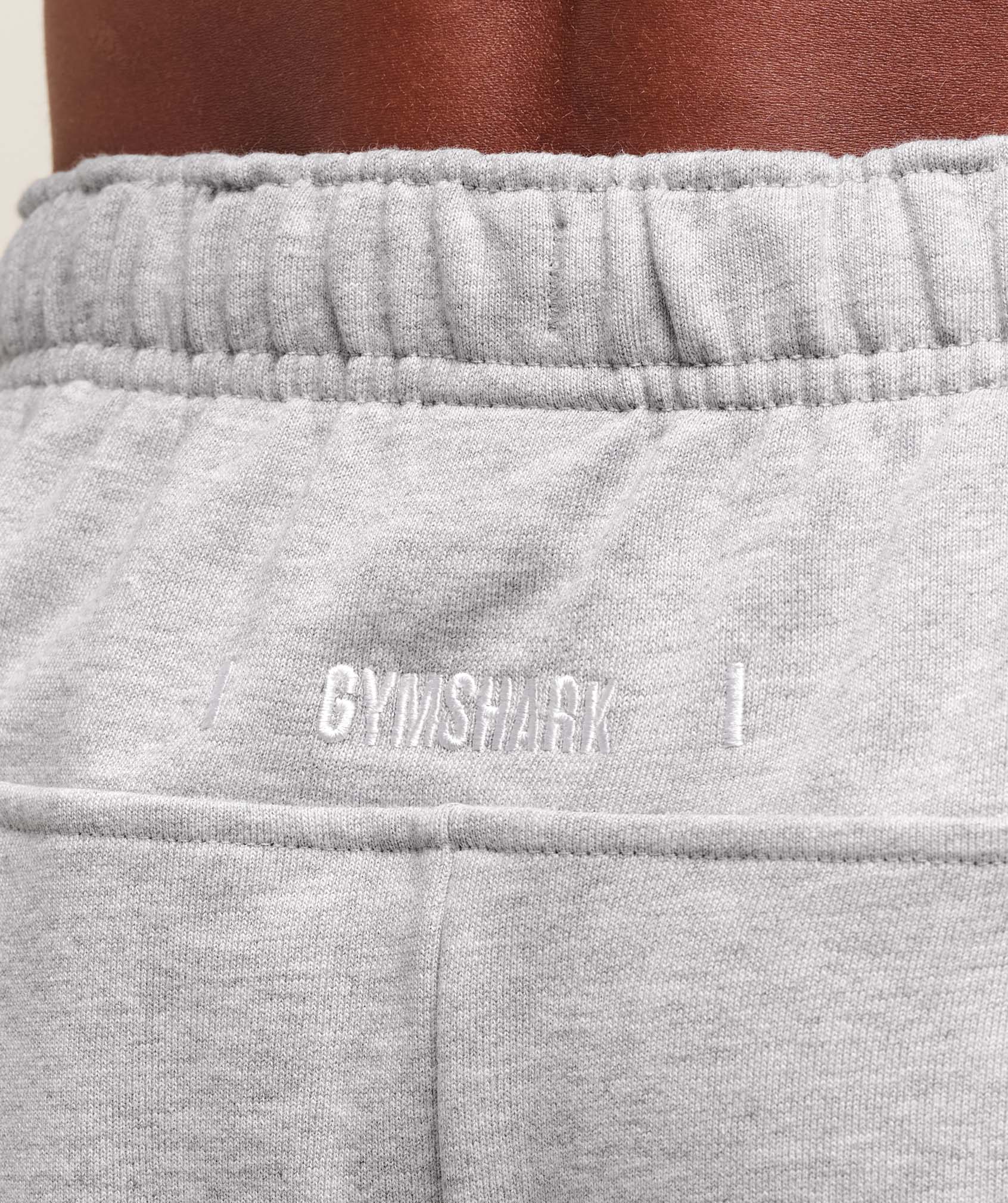 Rest Day Essentials Straight Leg Joggers - Light Grey Marl
