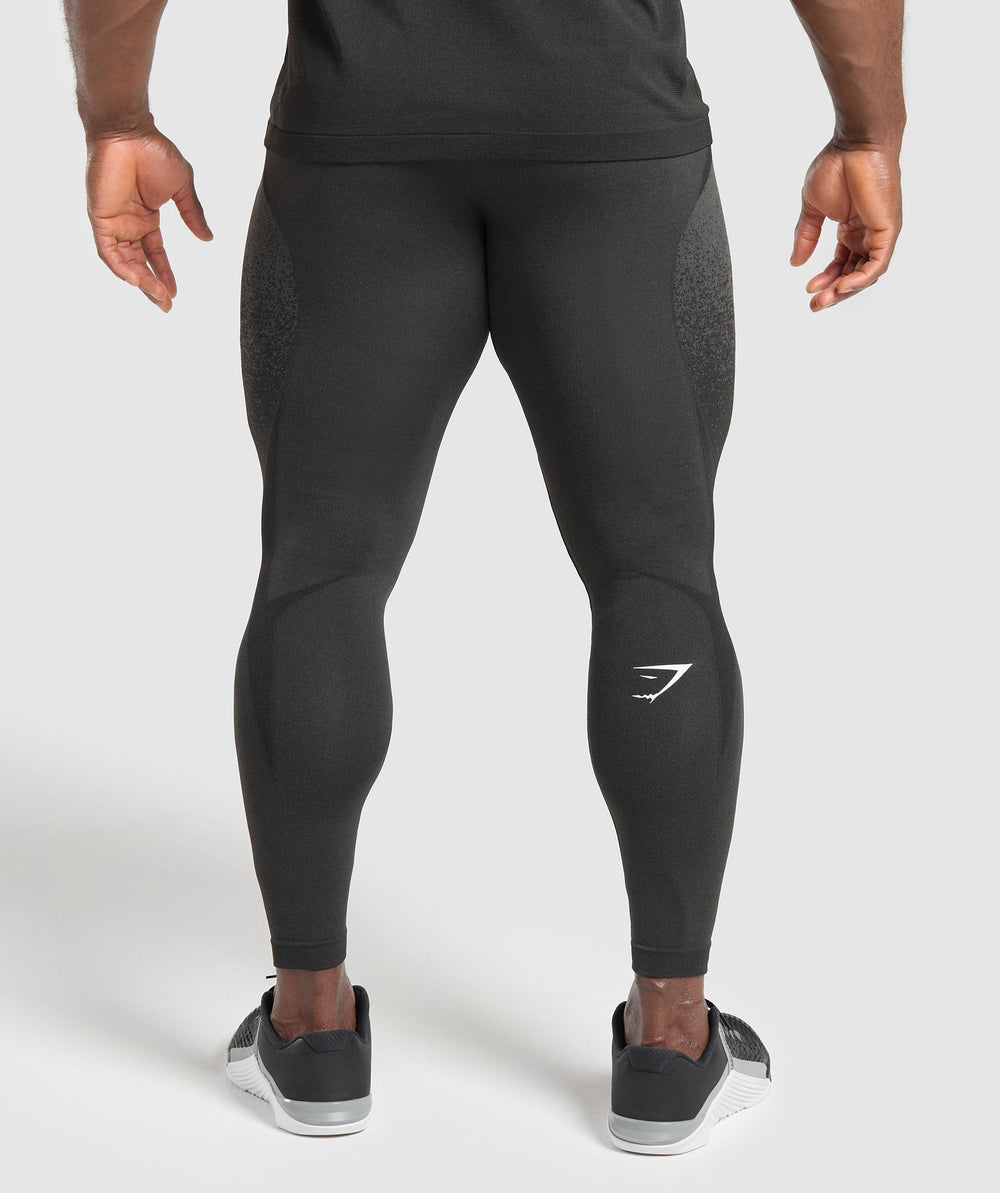Shadow Seamless Tights - Black