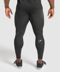 Shadow Seamless Tights - Black