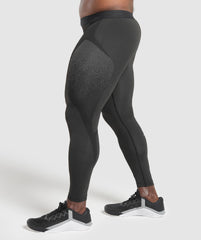 Shadow Seamless Tights - Black