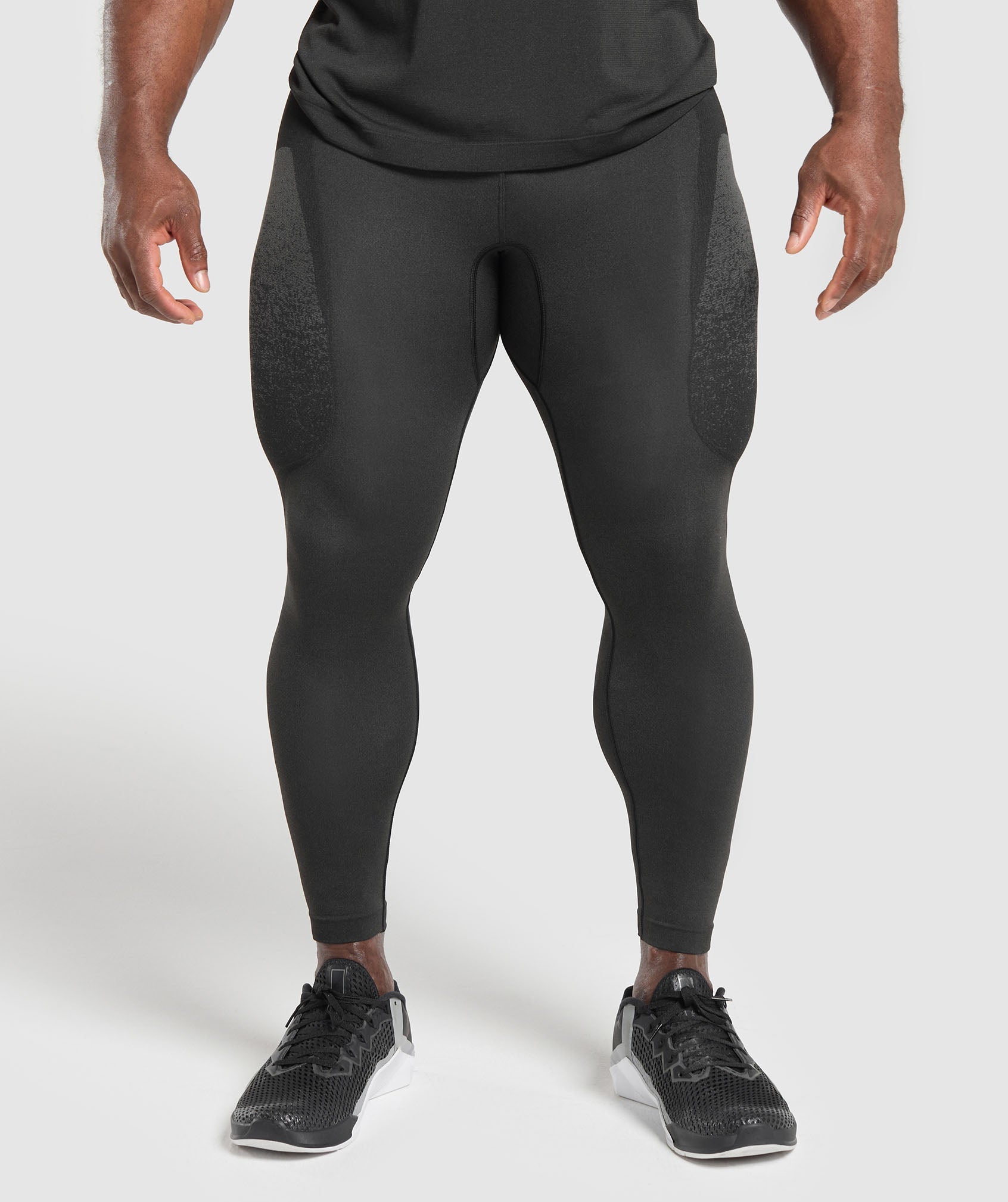 Shadow Seamless Tights - Black