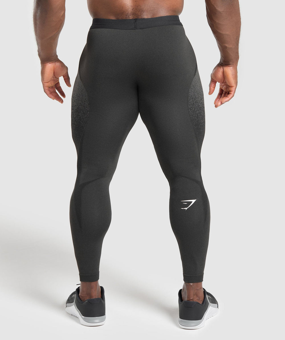 Shadow Seamless Tights - Black