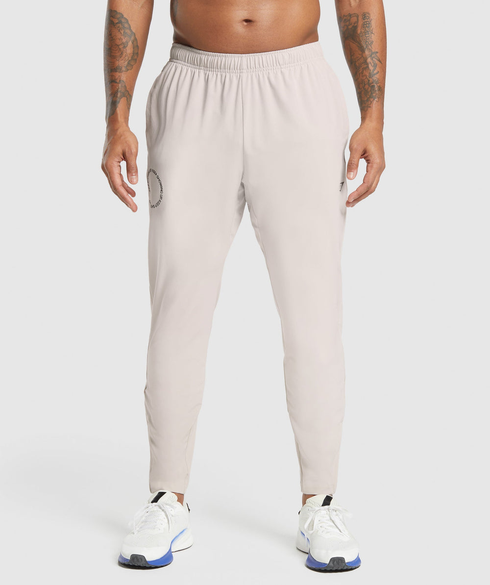 Keep Showing Up Joggers - Pebble Grey