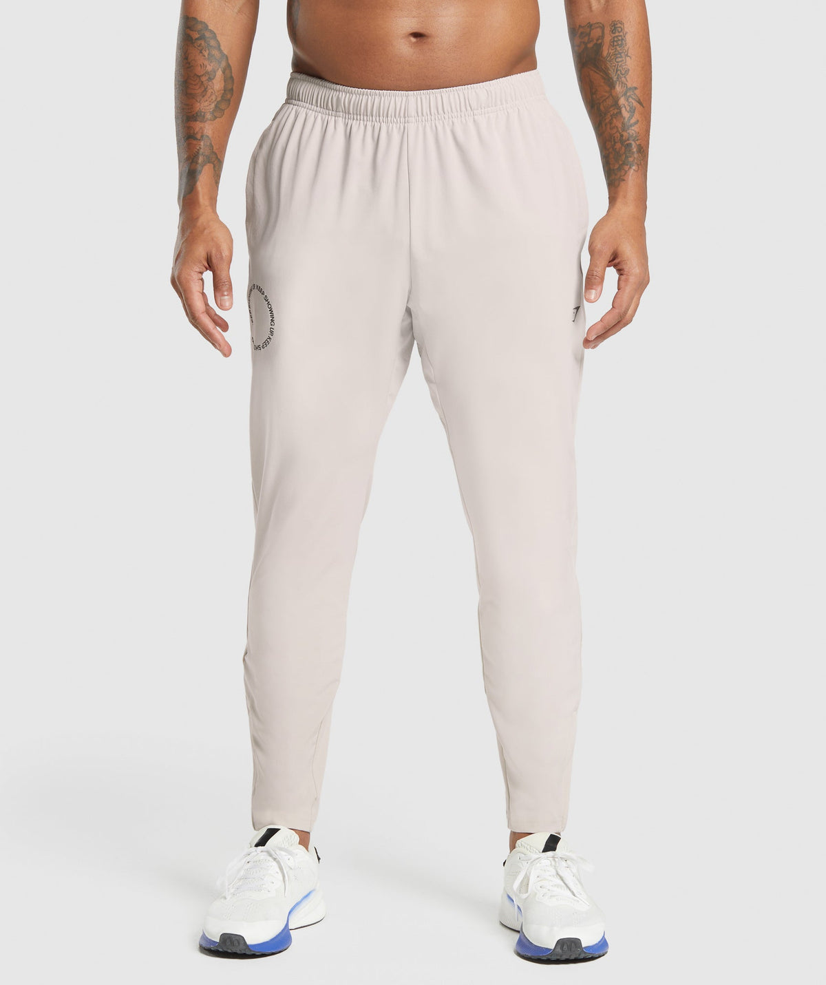 Keep Showing Up Joggers - Pebble Grey