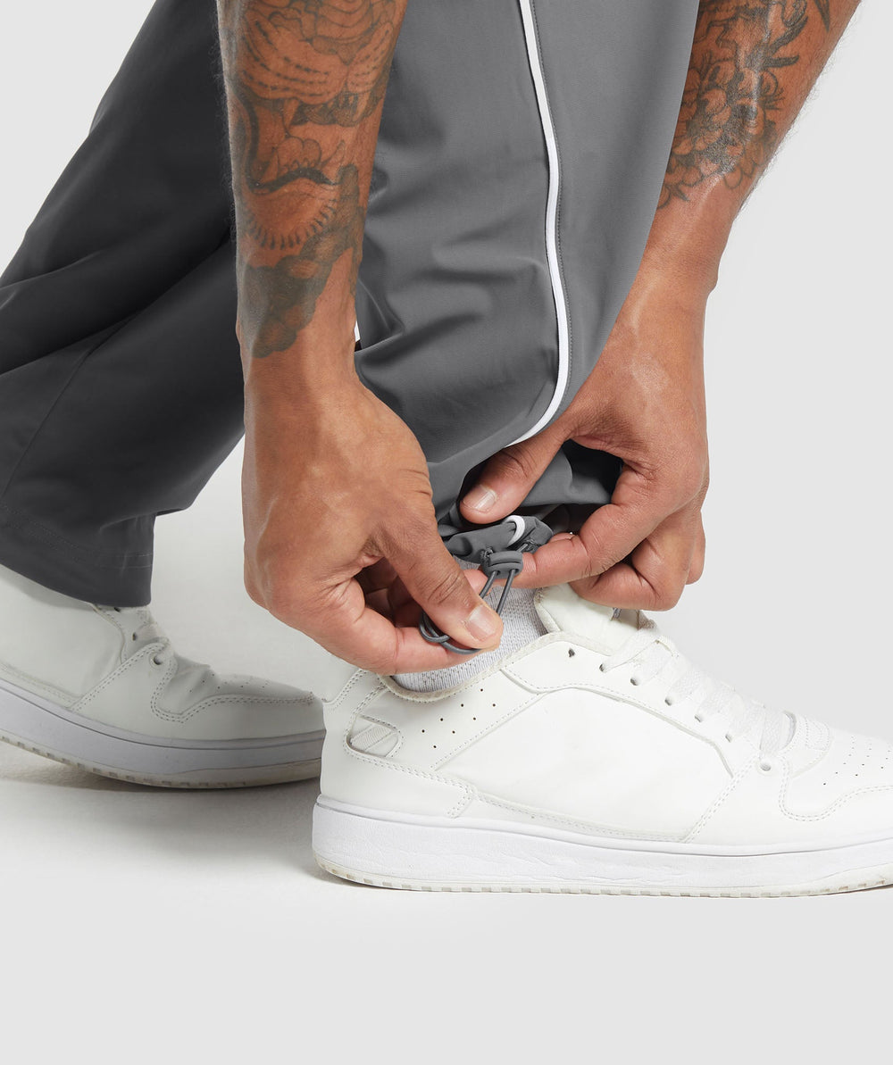 Contrast Straight Leg Pant - Pitch Grey