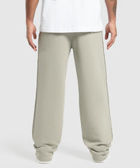 Wide Leg Pants - Chalk Green