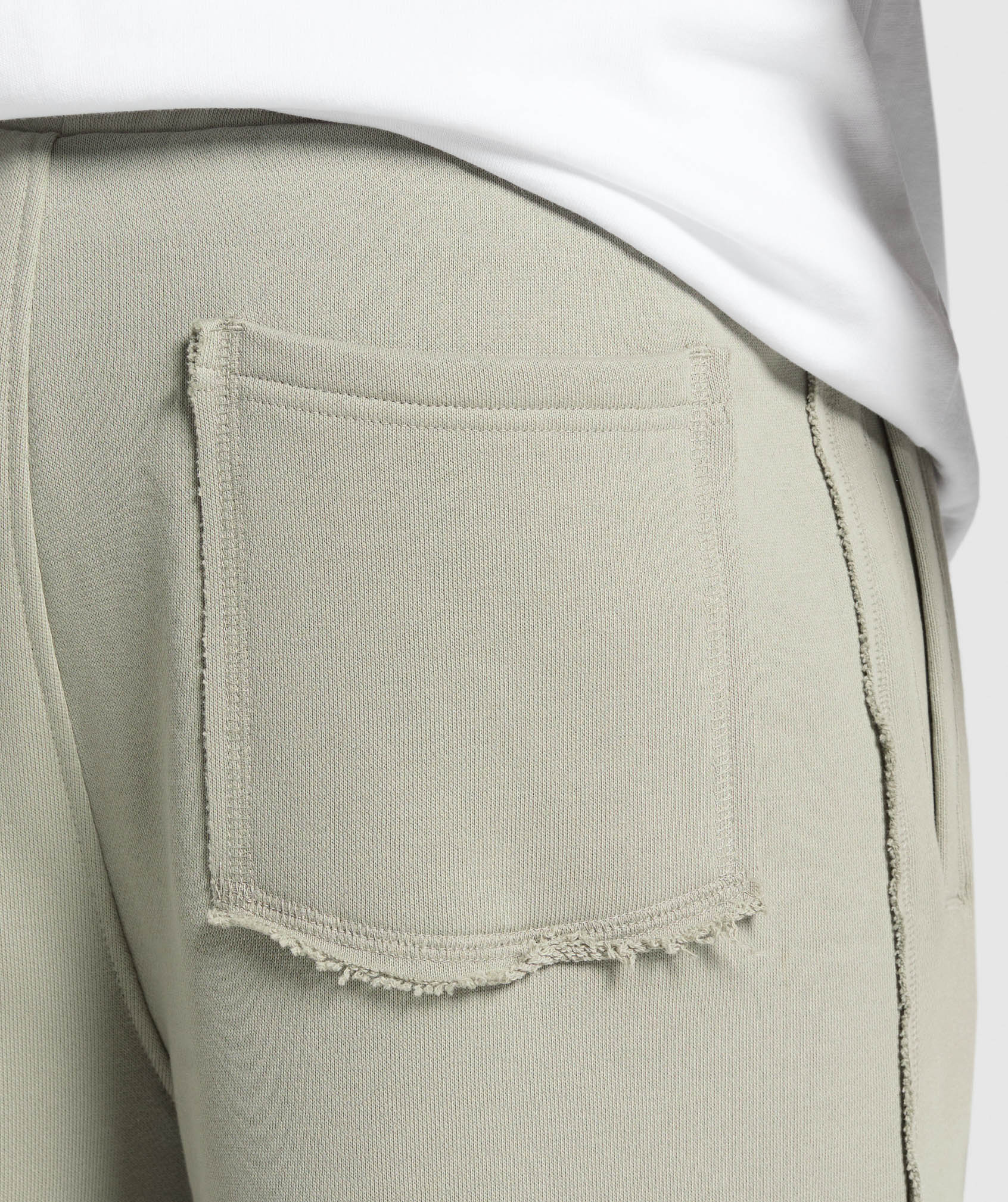 Wide Leg Pants - Chalk Green
