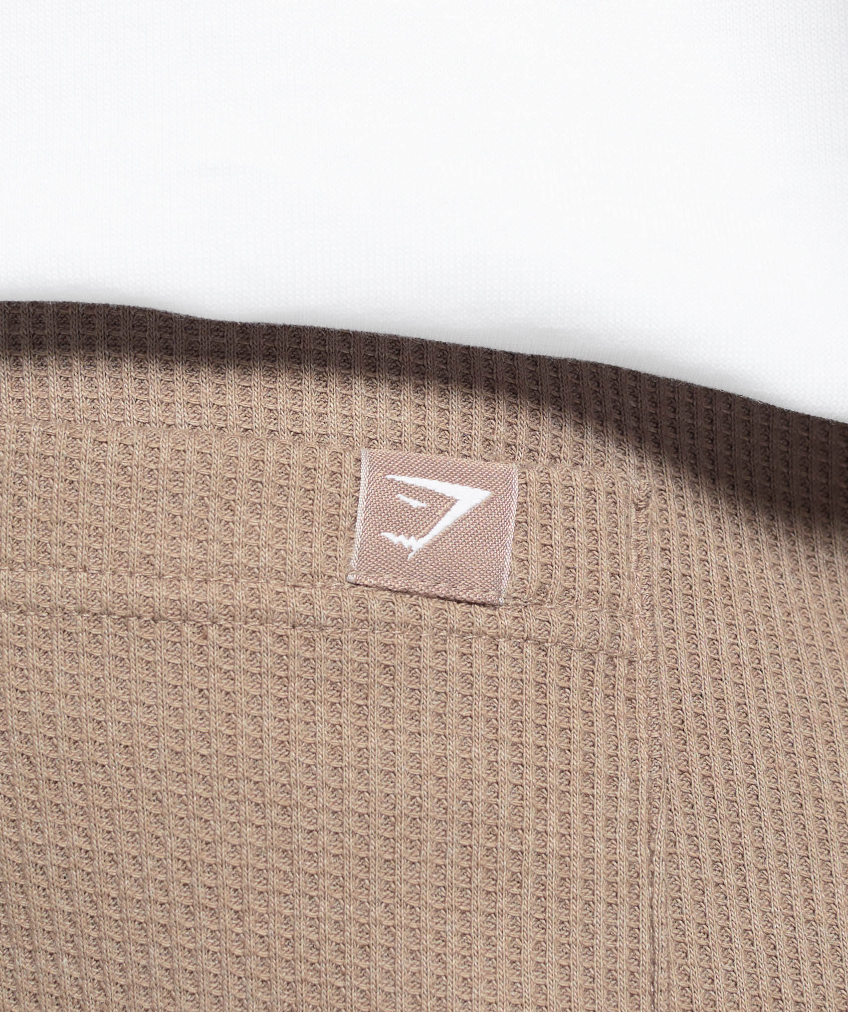 Waffle Straight Leg Joggers - Lifestyle Brown