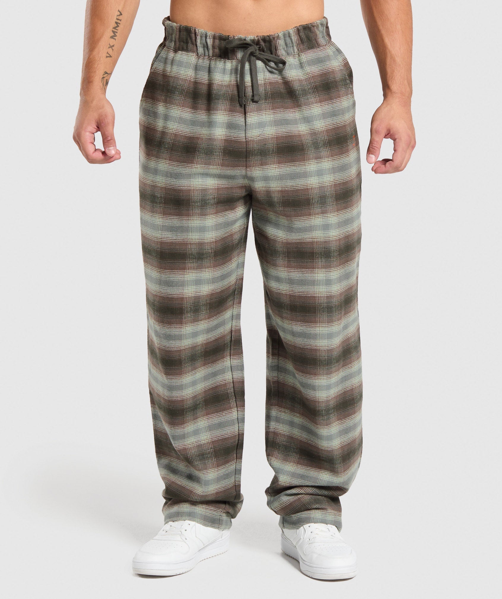 Flannel Pants - Strength Green
