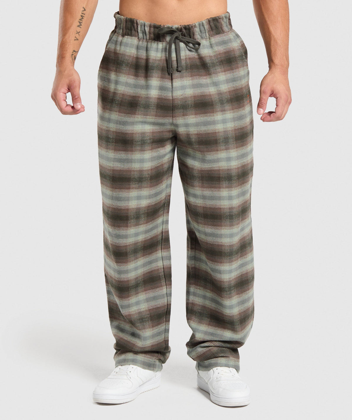 Flannel Pants - Strength Green