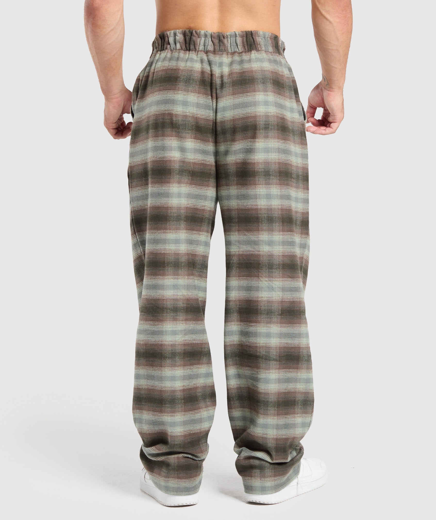 Flannel Pants - Strength Green