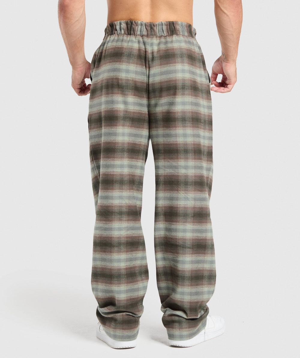 Flannel Pants - Strength Green