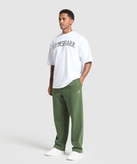 Crest Straight Leg Joggers - Core Olive
