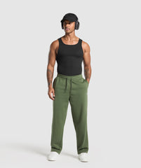 Crest Straight Leg Joggers - Core Olive