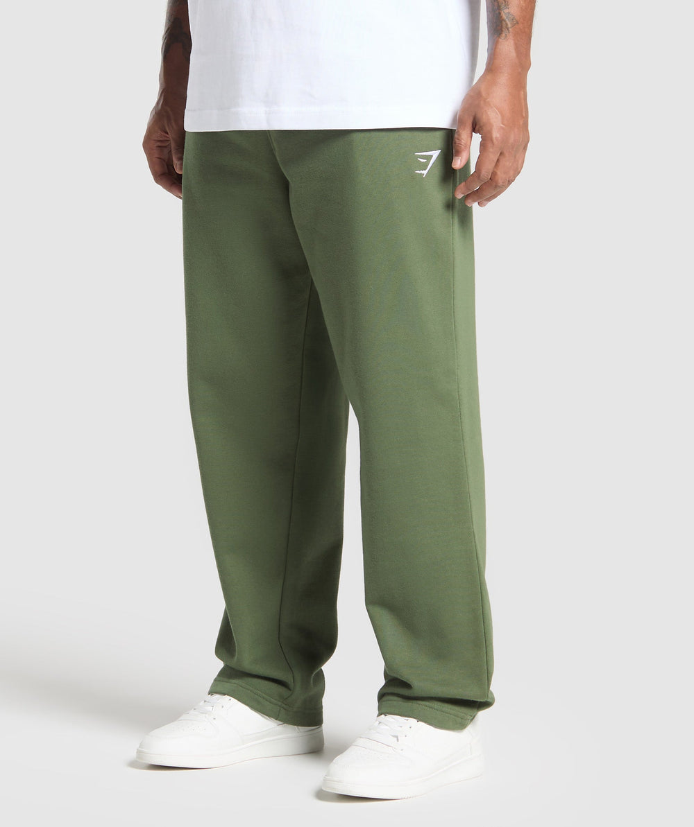 Crest Straight Leg Joggers - Core Olive