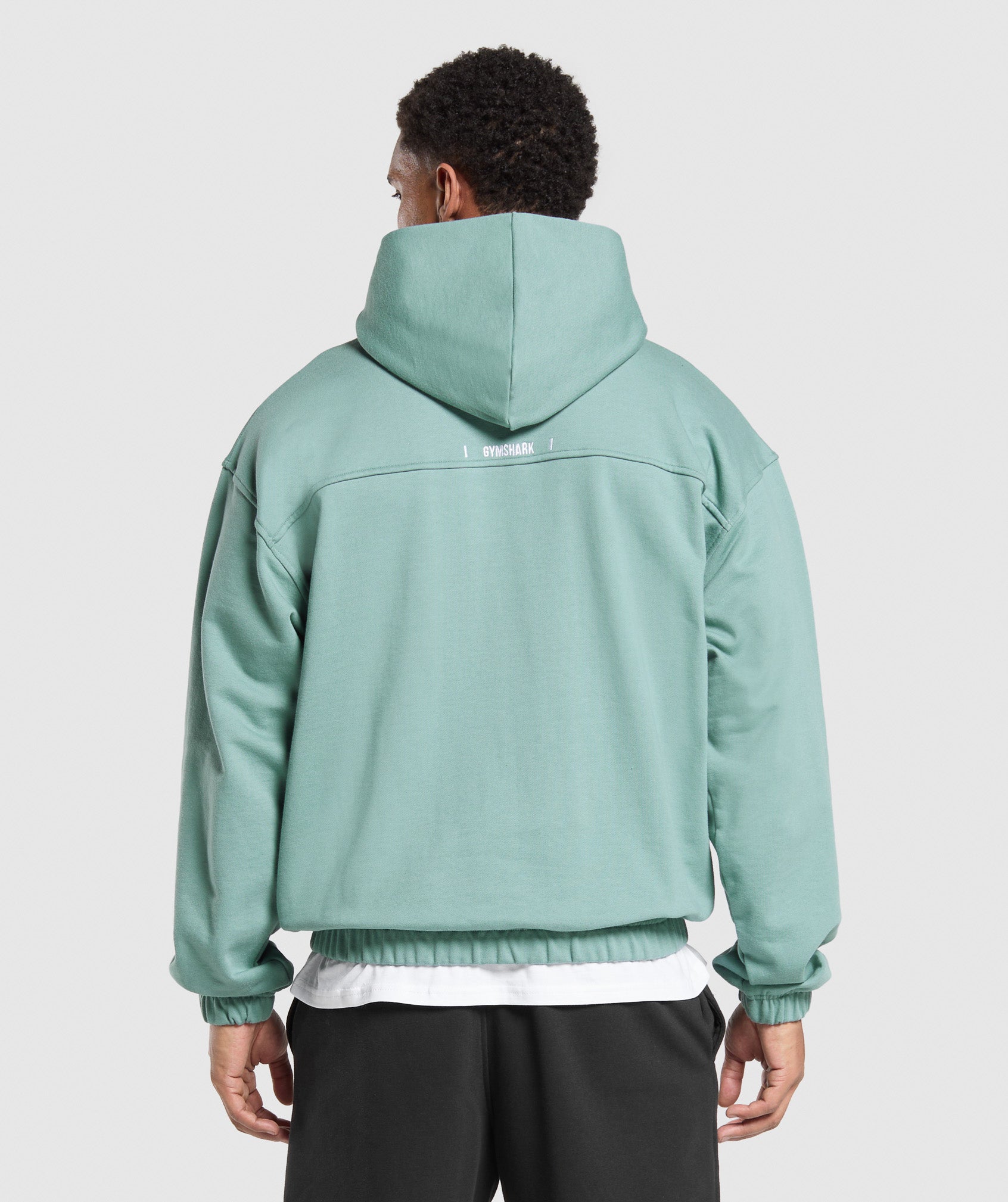 Rest Day Essentials Boxy Hoodie - Celeste Blue