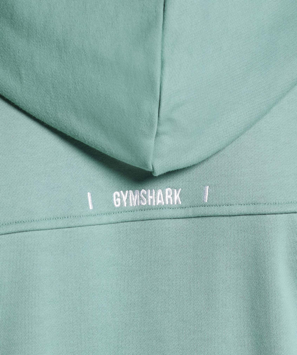 Rest Day Essentials Boxy Hoodie - Celeste Blue