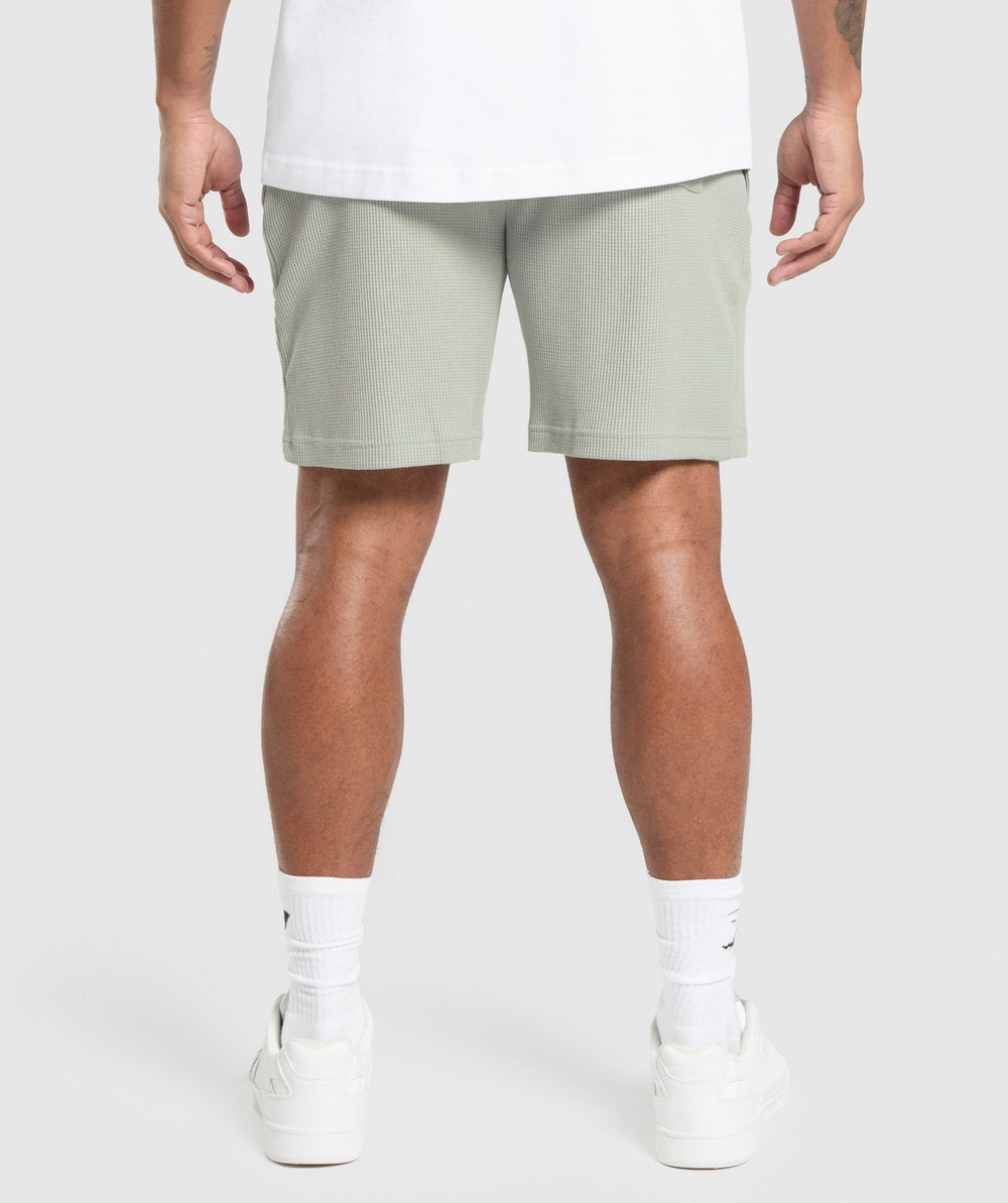 Waffle Shorts - Stone Grey