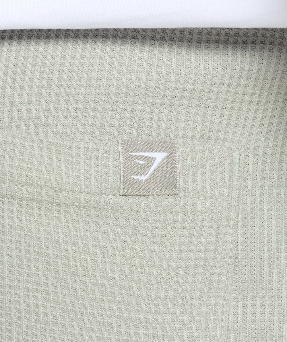 Waffle Shorts - Stone Grey