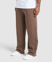 Wide Leg Pants - Soft Brown