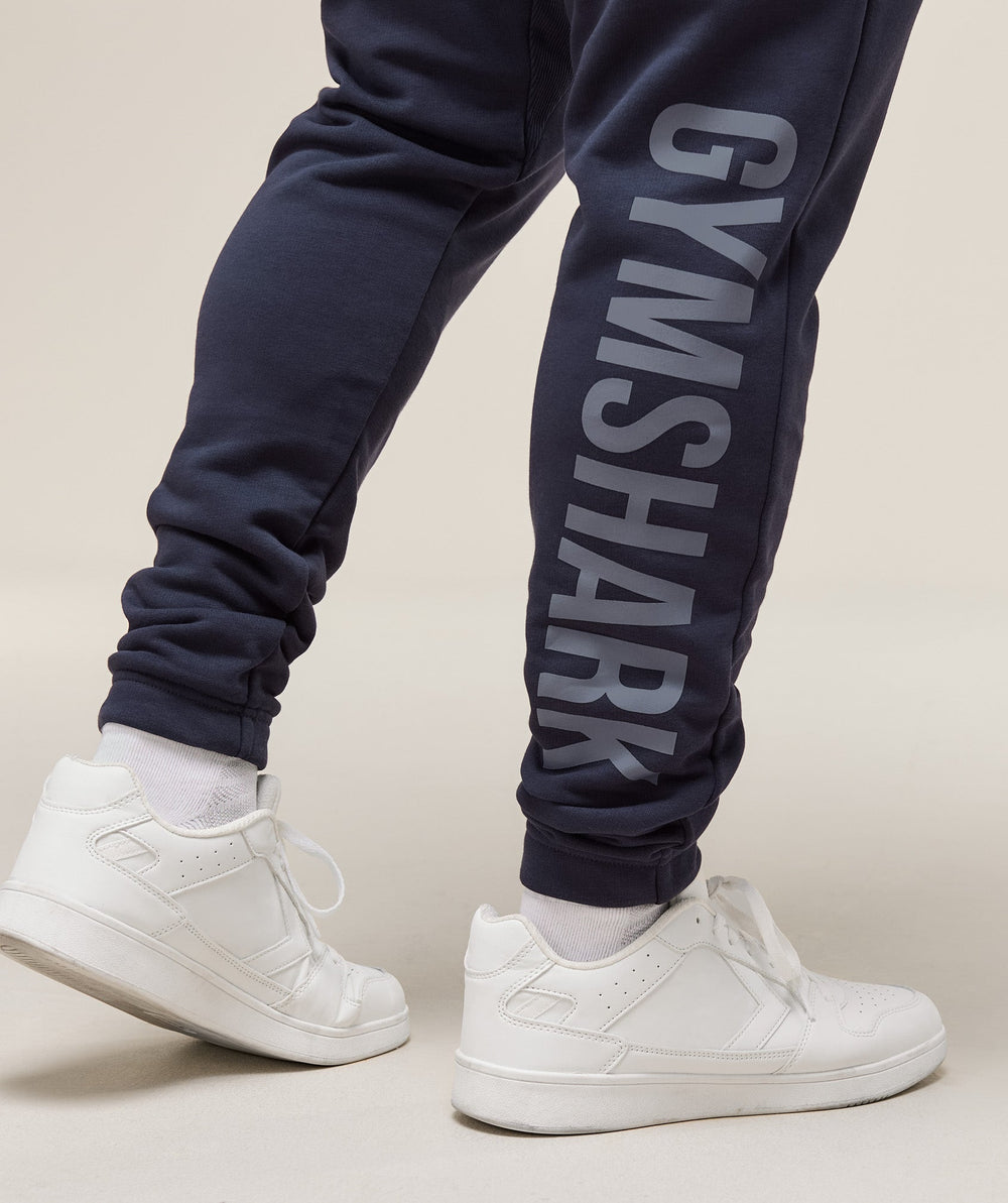 Power Wordmark Joggers - Heavy Blue