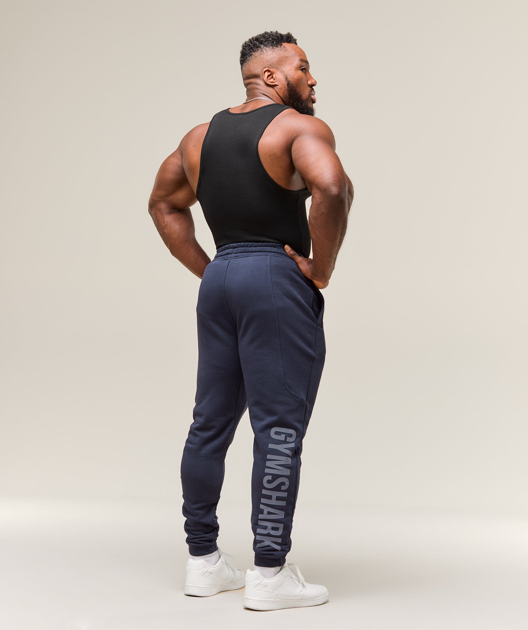 Power Wordmark Joggers - Heavy Blue
