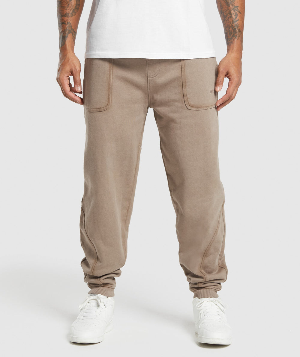 Heavyweight Joggers - Lifestyle Brown