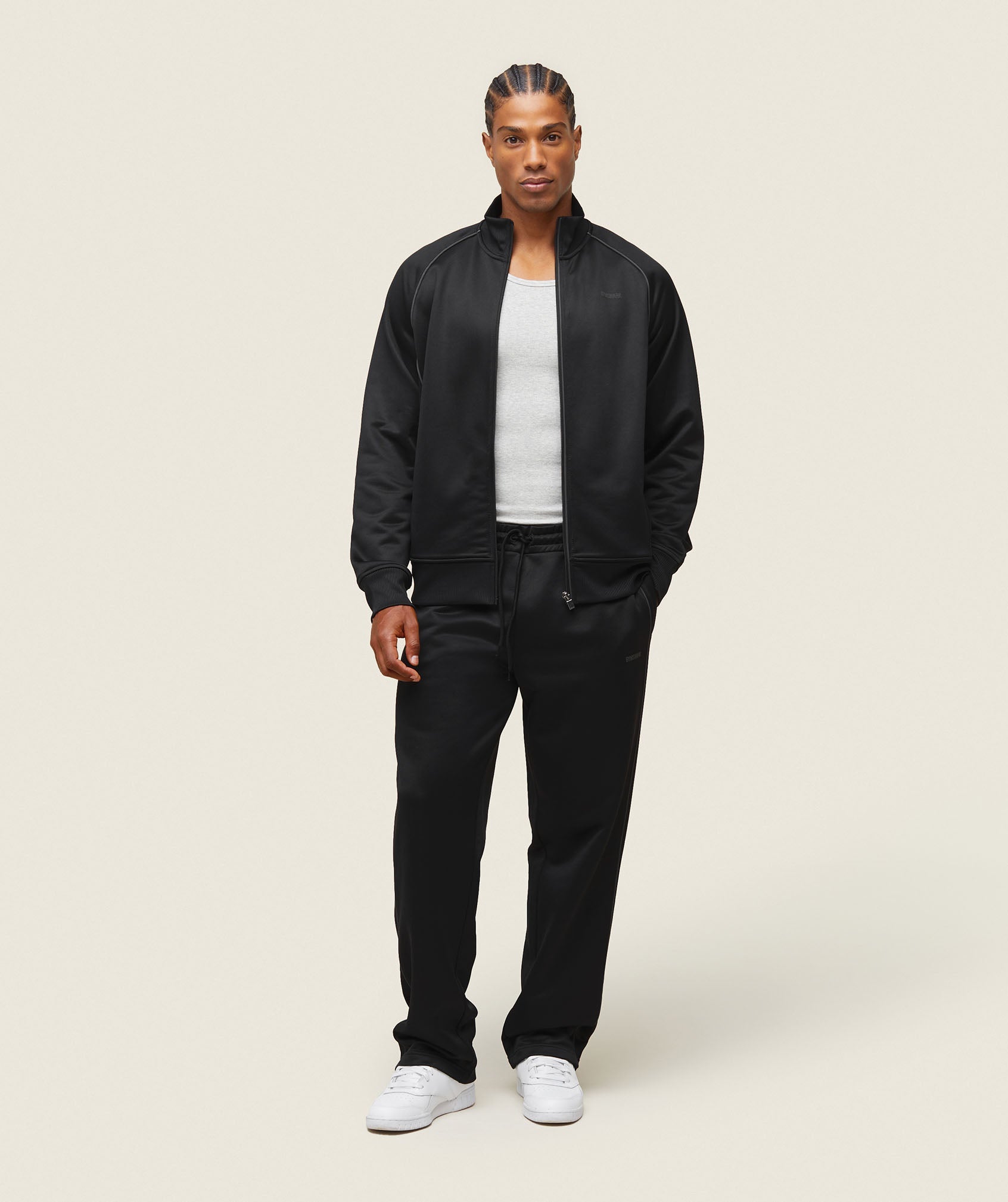 everywear Track Pants - Black/White