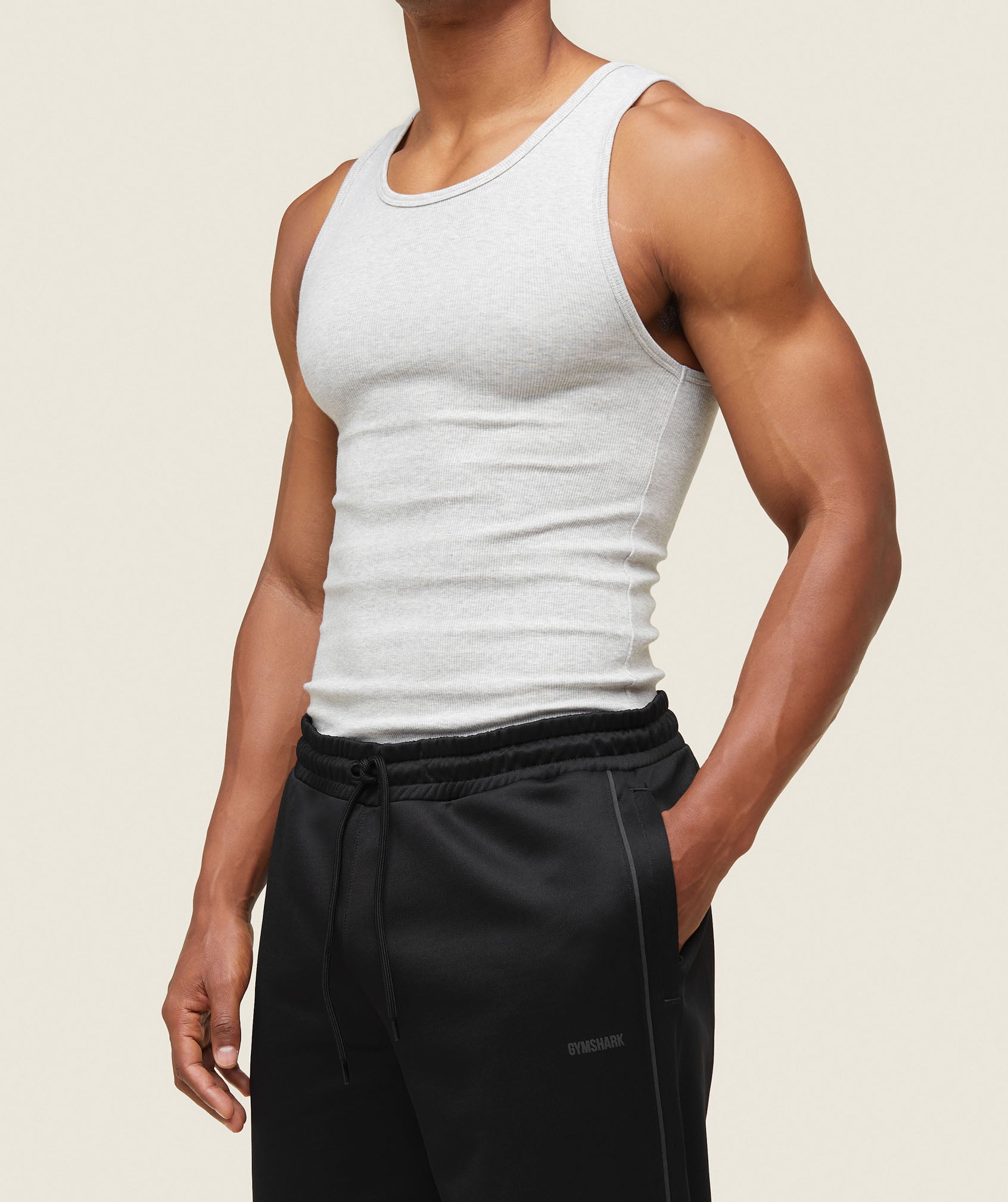 everywear Track Pants - Black/White