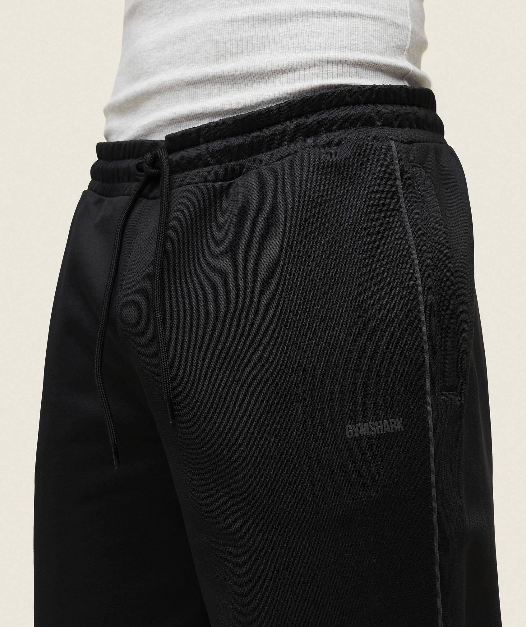 everywear Track Pants - Black/White